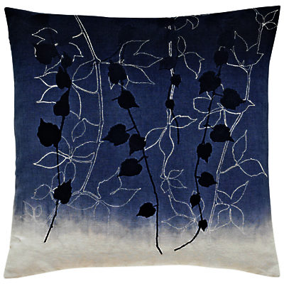 Clarissa Hulse Boston Ivy Cushion Indigo Clarissa Hulse Boston Ivy Cushion Indigo